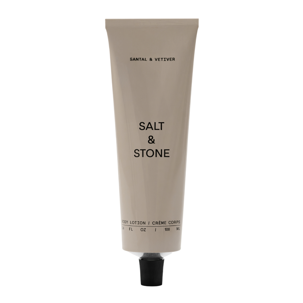 SALT & STONE Body Lotion Santal & Vetiver 100ml - Зволожувальний лосьйон для тіла з ароматом сандалового дерева та ветиверу SALT & STONE Body Lotion Santal & Vetiver 100ml - Зволожувальний лосьйон для тіла з ароматом сандалового дерева та ветиверу